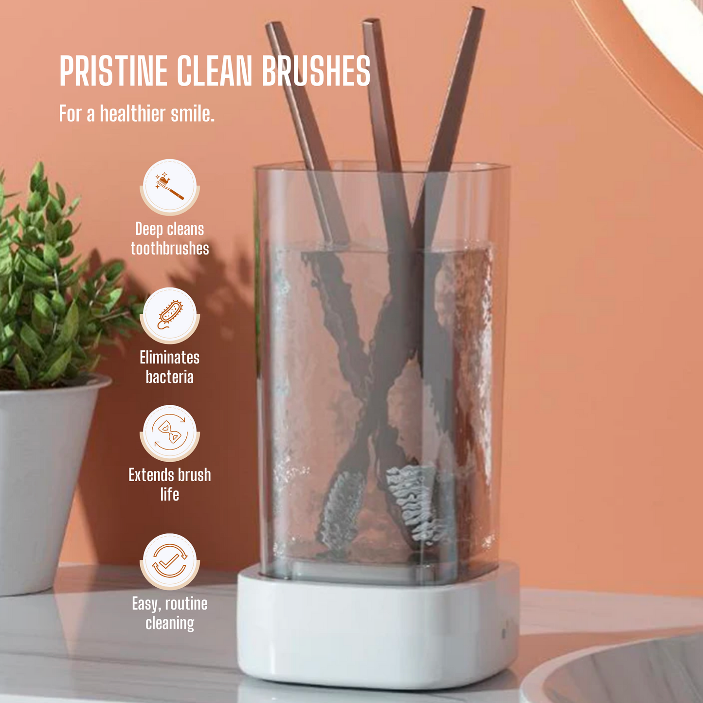 Powerful Ultrasonic Rechargeable Cleaner: Eco-Friendly & Compact Design with Quick Dry function for Jewelry, Glasses, Makeup Brushes, and Delicate Items